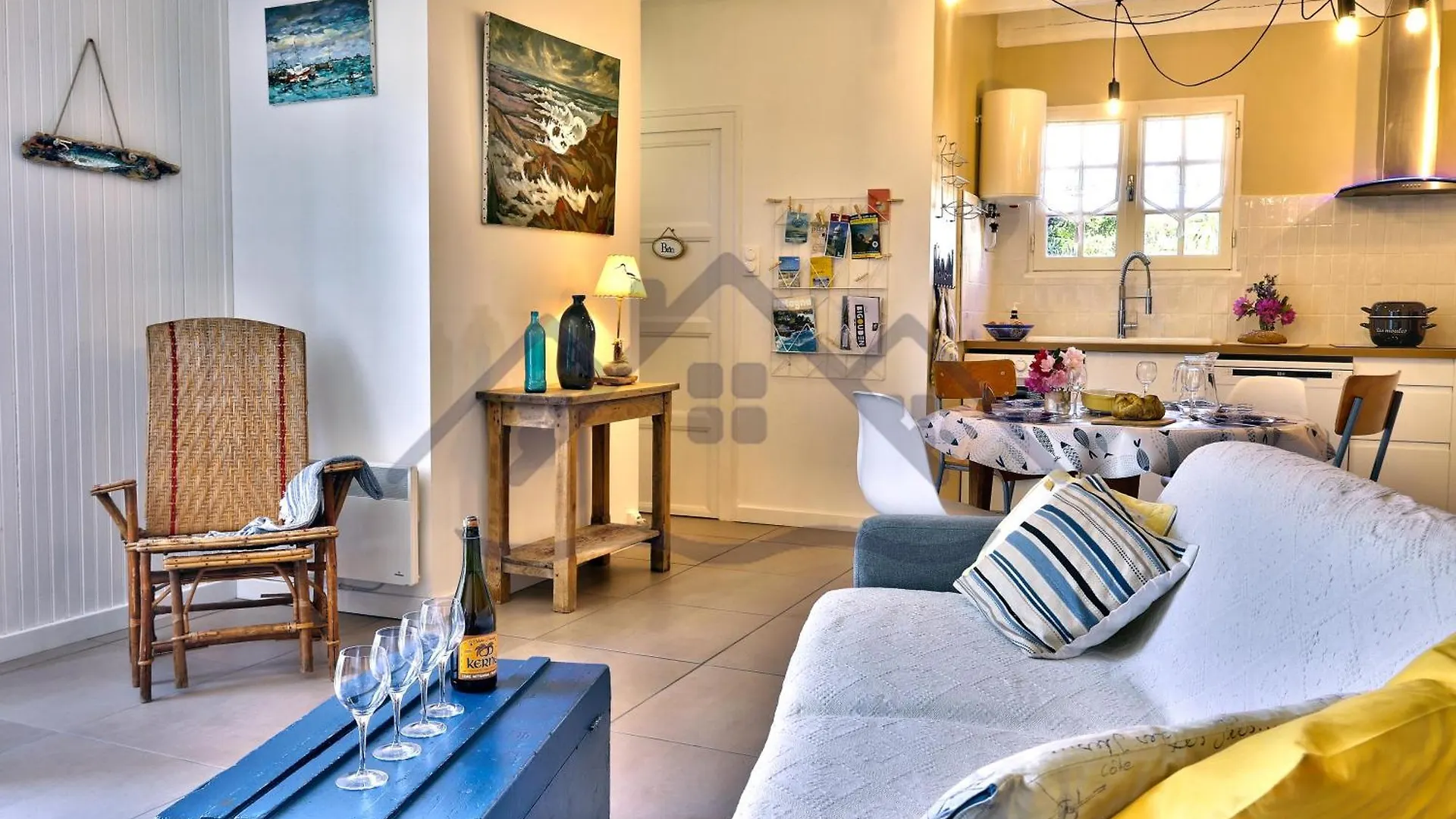 Ferienhaus Localise - M20B - Ocean Lodge - Maison Avec Jardin Clos - Terrasse - Plage A 400M - Wifi Inclus - Draps Inclus - Animaux Bienvenus Guilvinec